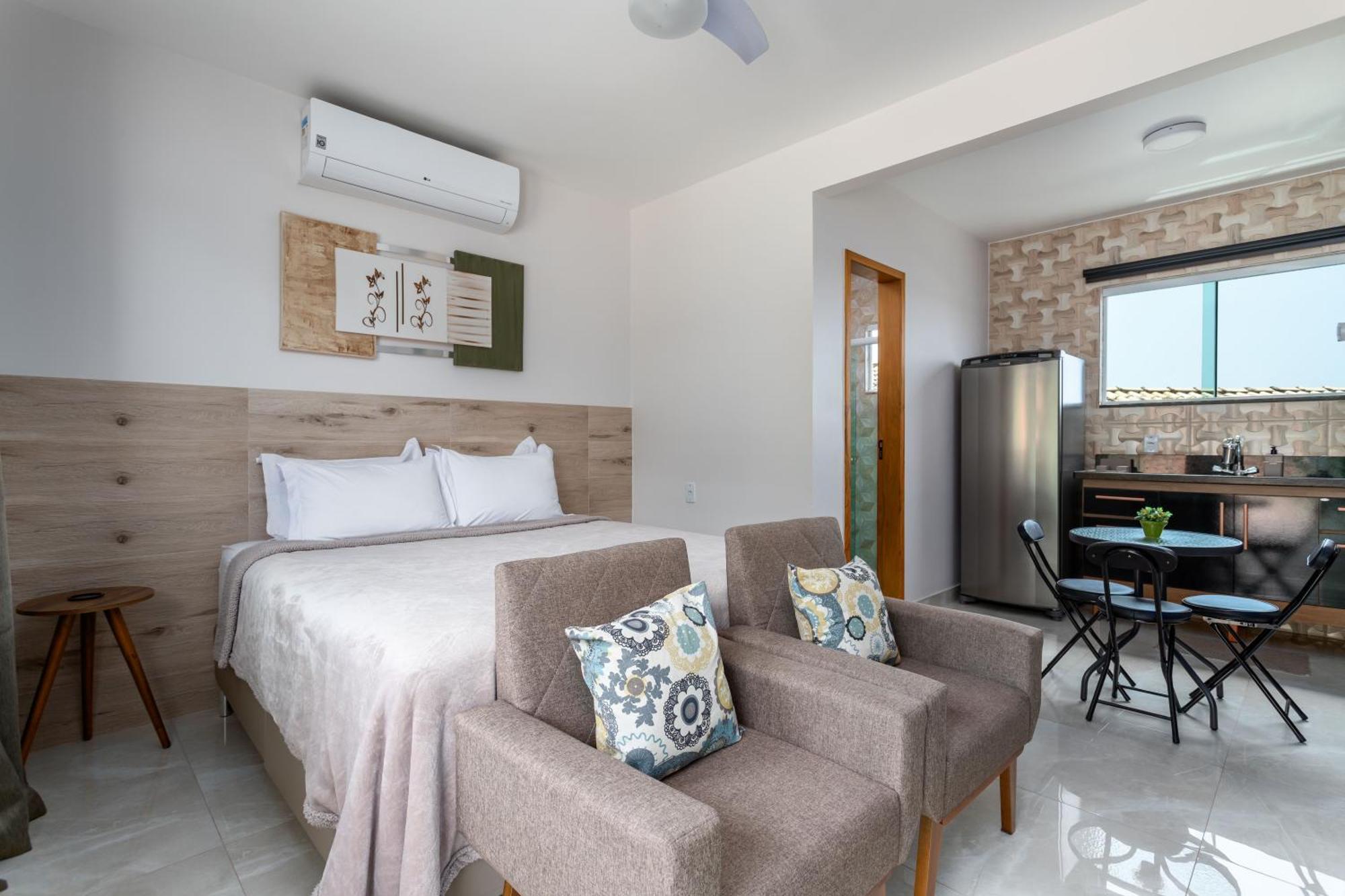 STUDIO NOVO- com Varanda espaçosa- Cama Queen Wi-fi -Sky - 5 minutos de carro da Praia - ITAIPUAÇU Maricá Exterior foto